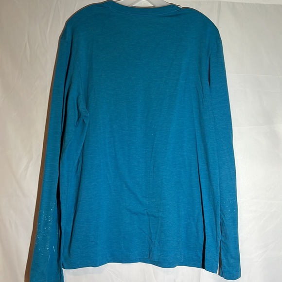 Life is Good mens M long sleeve tee blue - Picture 3 of 10